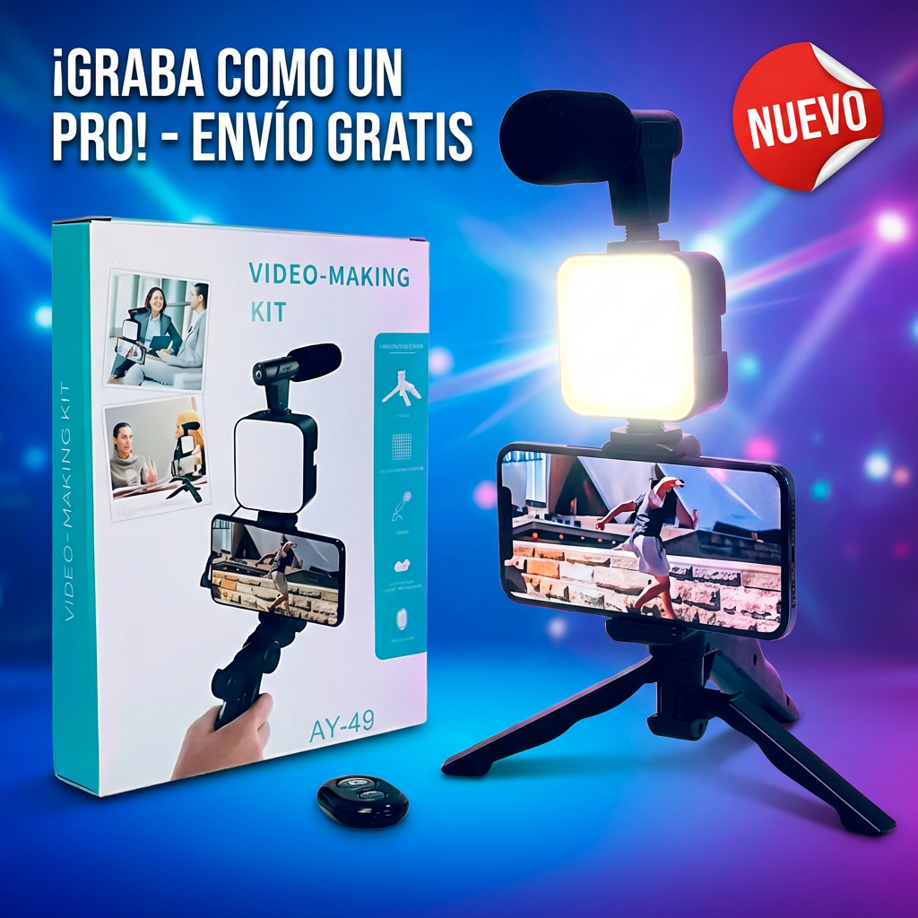 Trípode Estabilizador con luces LED