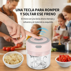 Picatodo Portátil Recargable – Picador de Carne y Verduras